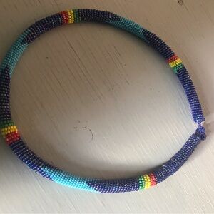 Handmade Beaded Rope Necklace